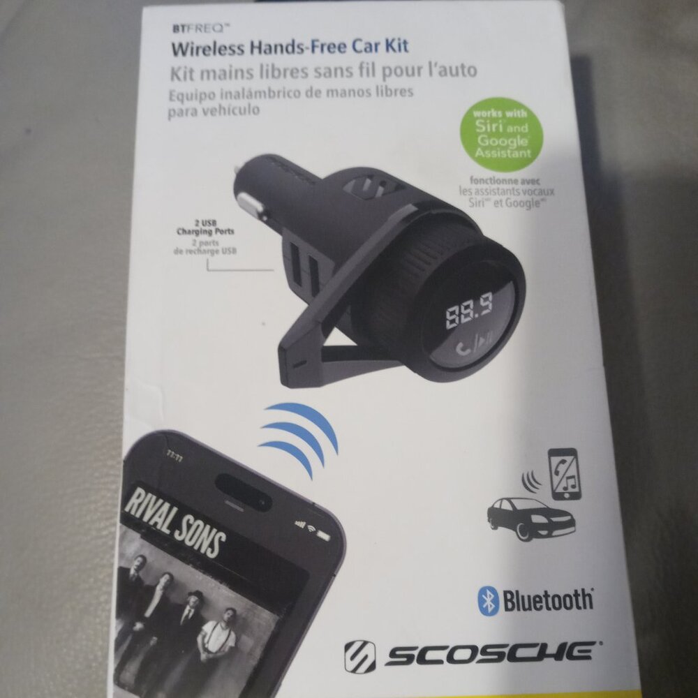 Wireless Hands free Car kit & Car Phone Mount - Picture 2 of 6